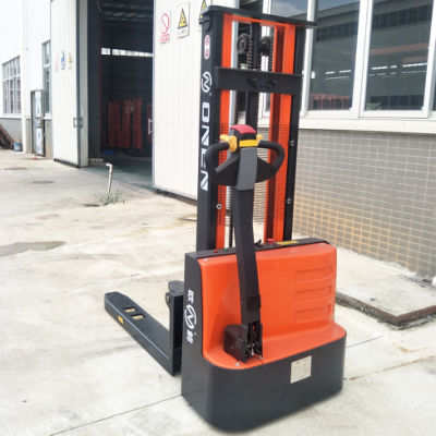 China Onen Logistics Tool Material Handling Electric Pallet Stackers in 1.2 Ton 2.5m