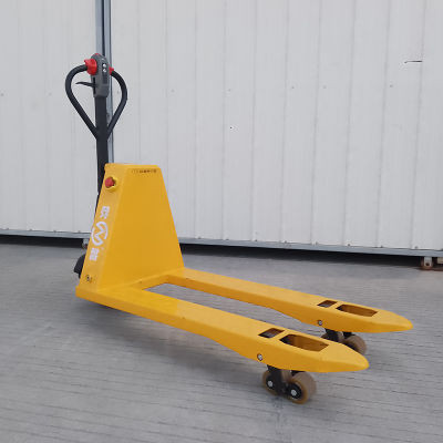 China Factory 1.5 Ton Lithium Battery Powered Full Electric Compact Pedestrian Pallet Truck Forklift Hand Pallet Truck with CE