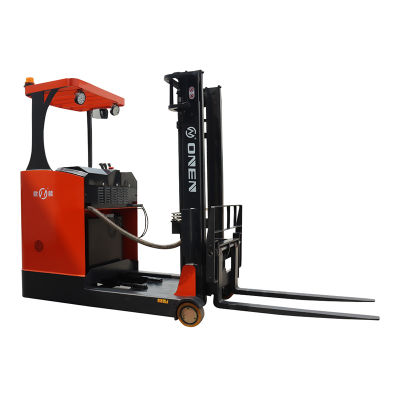 1.5 Ton 2000 Kg 2.5/3/3.5/4/4.5/5.5/6 M Sitting Driving Full Electric Reach Stacker Forklift