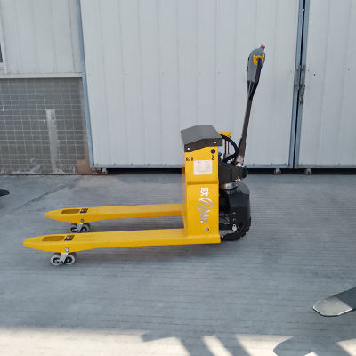 Big Rubber Tire All Terrian Battery Operate Heavy Pallet Truck