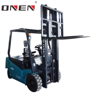 Four Wheels Counterbalance Electric Forklift Truck