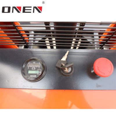China Onen Forklifts Manufacture Walking Type Electric Pallet Stacker