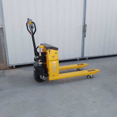 Big Rubber Tire All Terrian Jiangmen Heavy Duty Pallet Truck